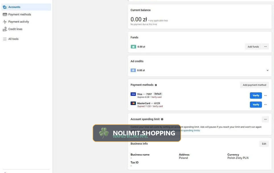 Meta Ads Payment Methods — Dual Commercial Card Routing and Spend Controls